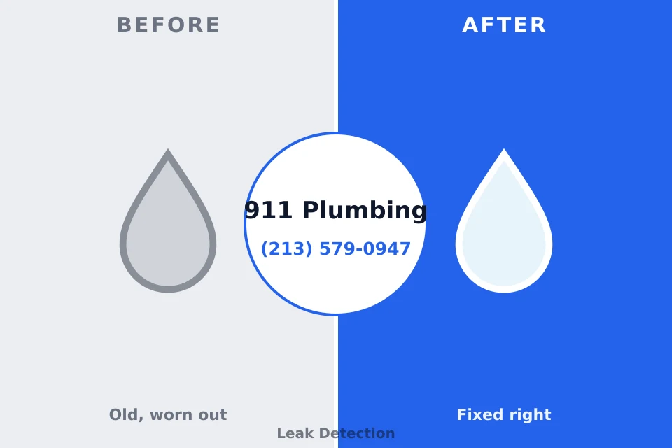 Before and after: plumbing repair Wilton, IA